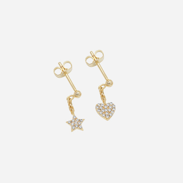 Boucles "Romy"-Glacé